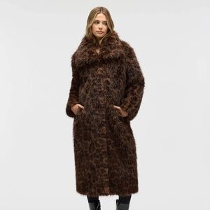 NVLT Leopard Print Coat